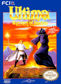 Ultima - Warriors of Destiny (USA) box art